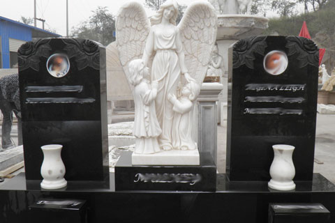 Hand Carved White marbleStone Angels Marble Statues for decoration