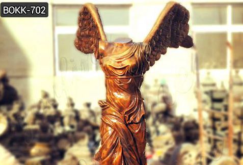480 Nike of Samothrace Goddess Bronze Angel Statue
