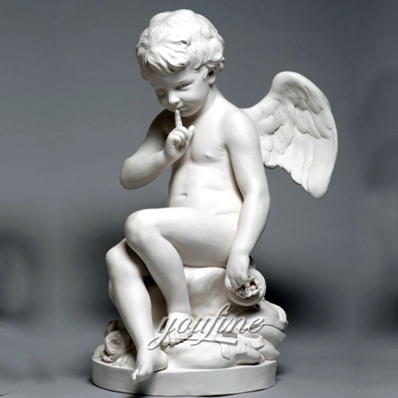 Famous The Little God of Love Cupid Angel Statue 