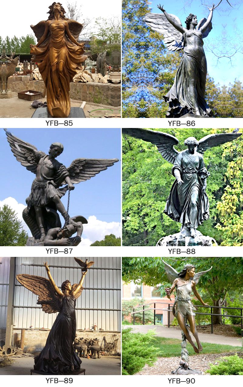 Famous Bronze Angel Archangel Saint Michael Statue