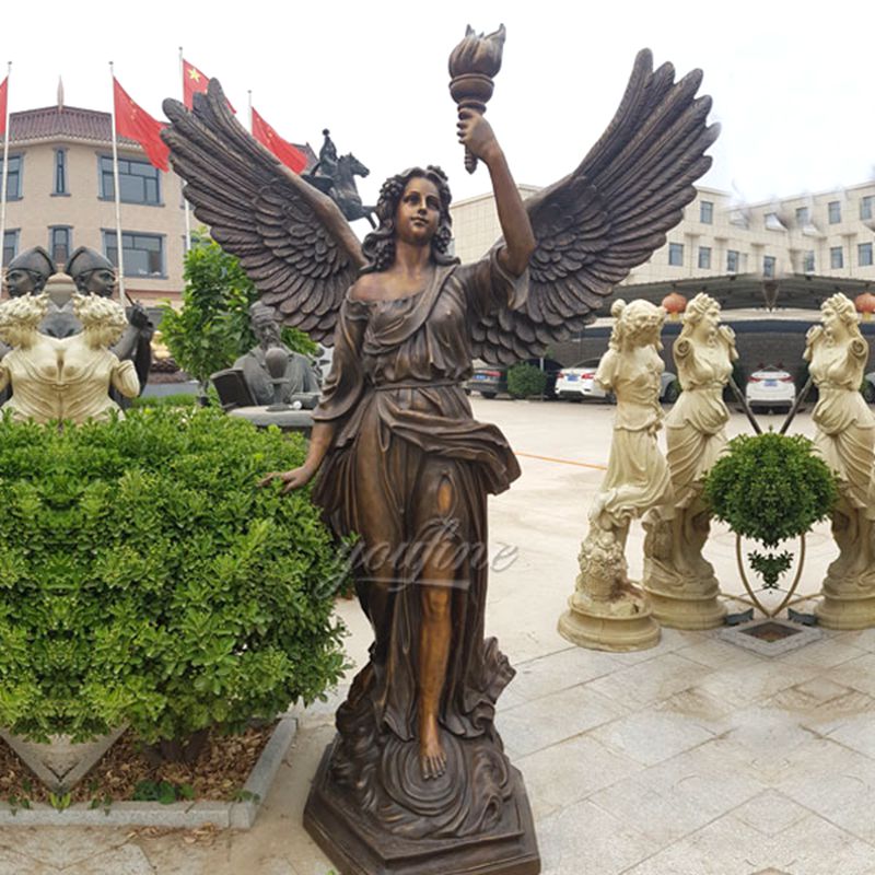 bronze angel sculptures for sale