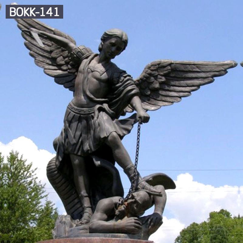 800 Famous Bronze Angel Archangel Saint Michael Statue