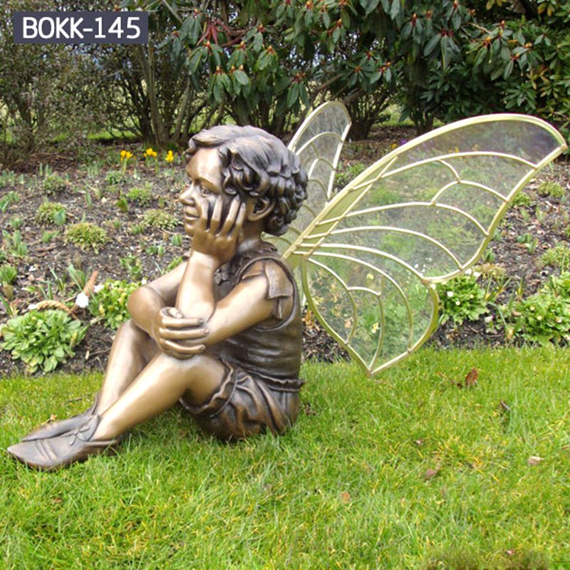 800 Large Home Decoration Bronze Angel Sculpture
