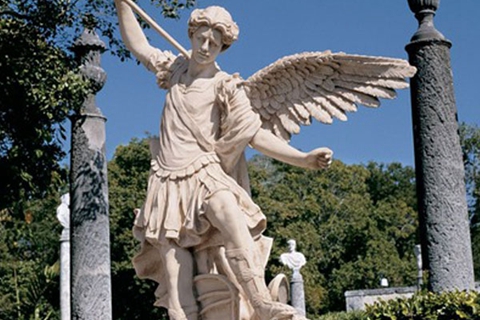 Famous Archangel St Michael Angel Marbel Statue (3)