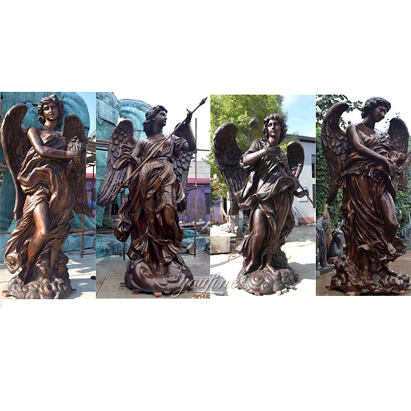 Famous Baroque Art Bernini Angel Designs Replicas Bronze Angel Statue (1)