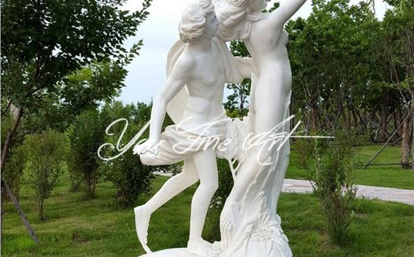 Home Decoration Apollo Daphne Marble Statue for Customer (1)