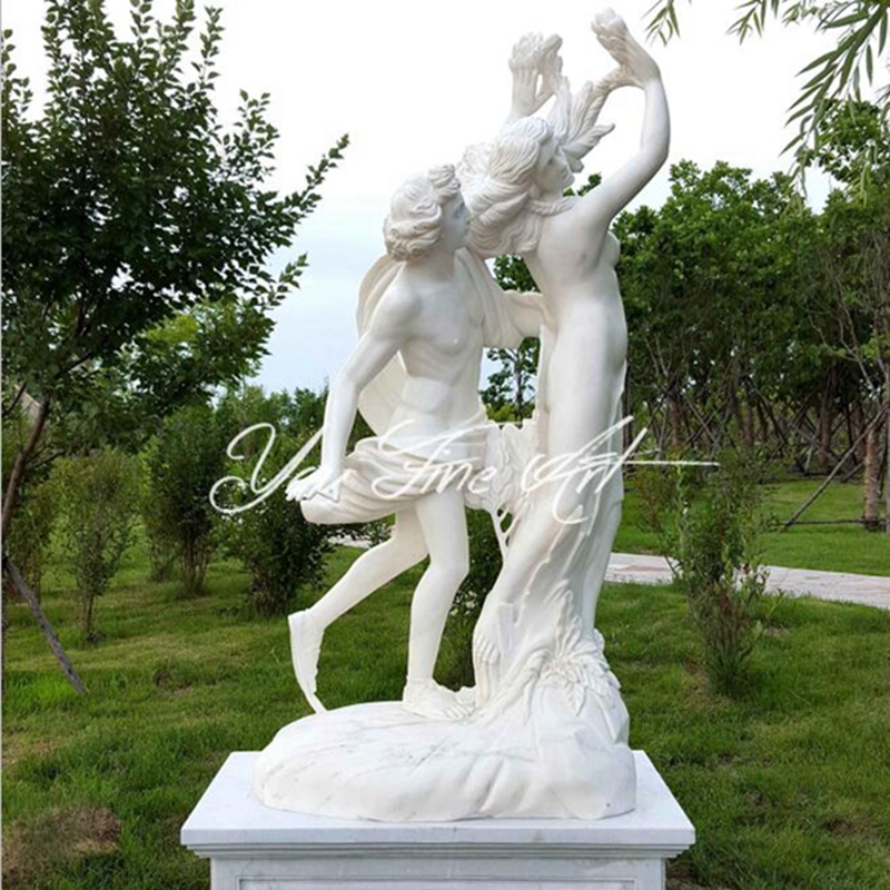 Home Decoration Apollo Daphne Marble Statue for Customer (2)