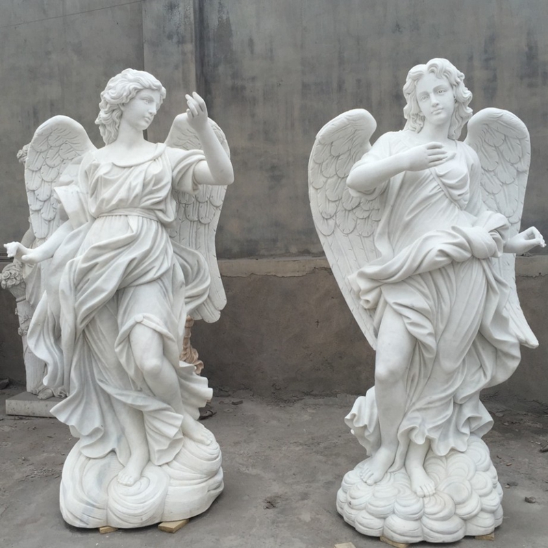Life Size Four Season Statue Marble Angel Statue for Customer (3)