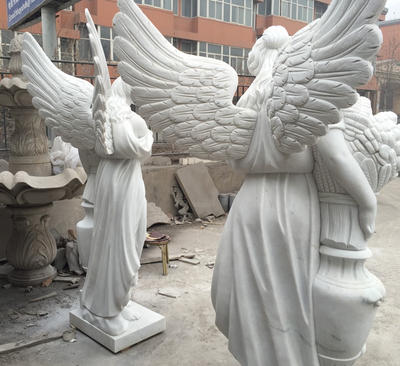 Life Size Four Season Statue Marble Angel Statue for Customer (4)