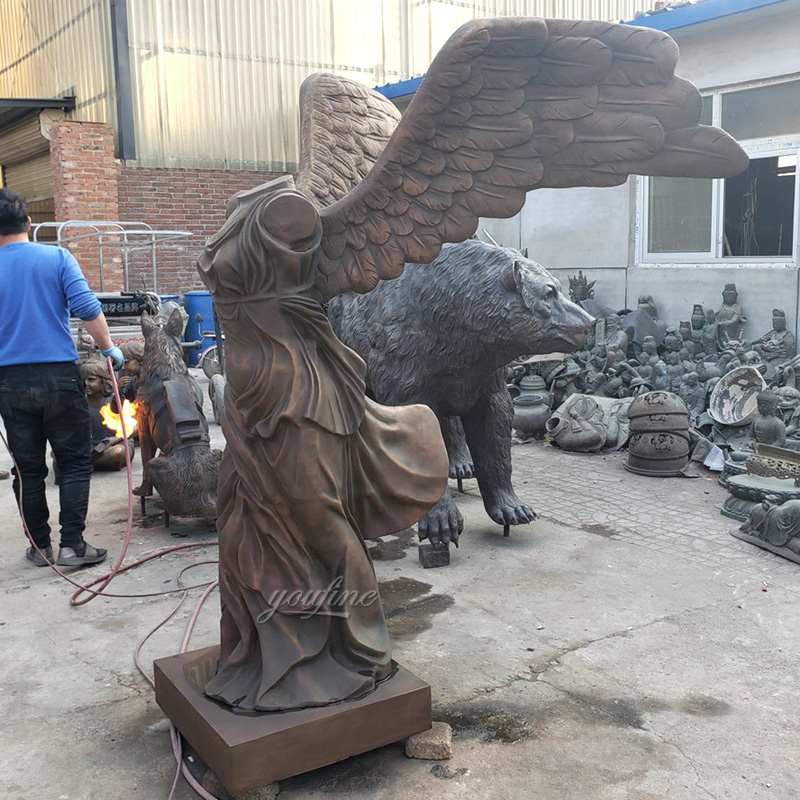 Famous Nike of Samothrace Bronze Statue for Customer