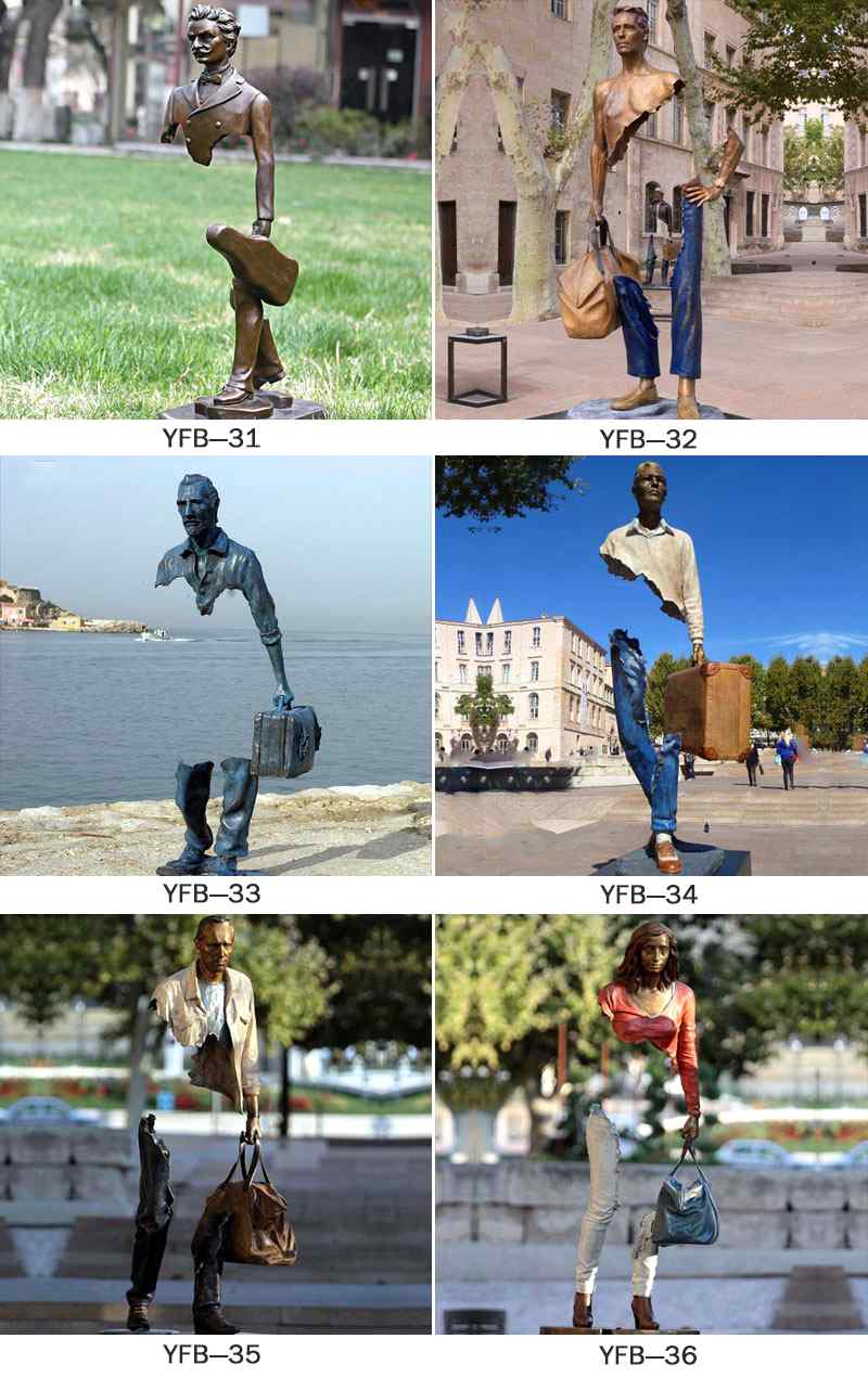 Famous Life Size Bronze Bruno Catalano Statue for Sales