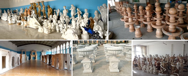 A-grade Hand-carving Marble Angel Headstone Memorial Statue Factory Supplier