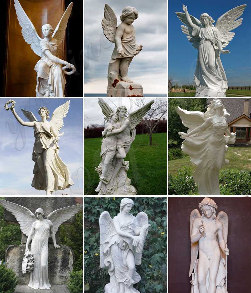 life size angel statues for sale-YouFine Sculptuire