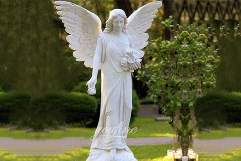 marble angel statue-YouFine Sculpture.