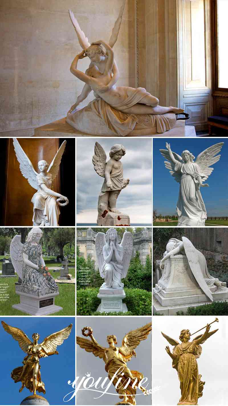 other types of marble angel statues-YouFine sculpture