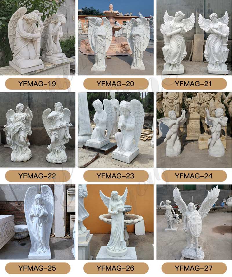 life size angel statues for sale-YouFine Sculpture