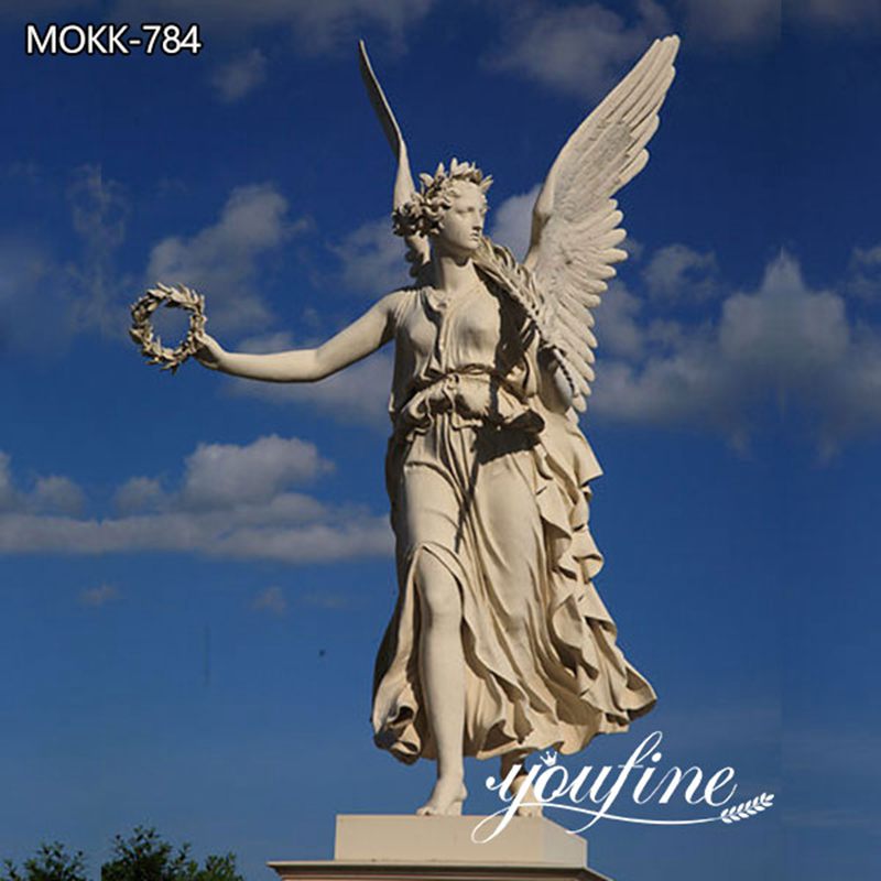 white marble angel statue-YouFine Sculpture