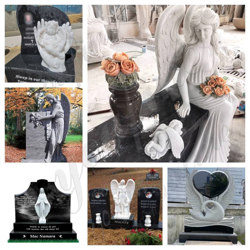 diverse angel headstones for sale-YouFine Sculpture
