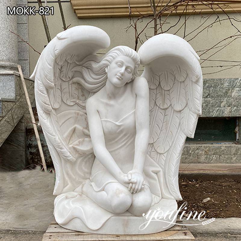 kneeling angel garden statue-YouFine Sculpture