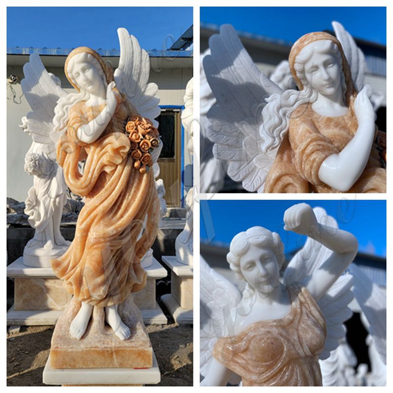 carving details for the life size angel statues-YouFine Sculpture