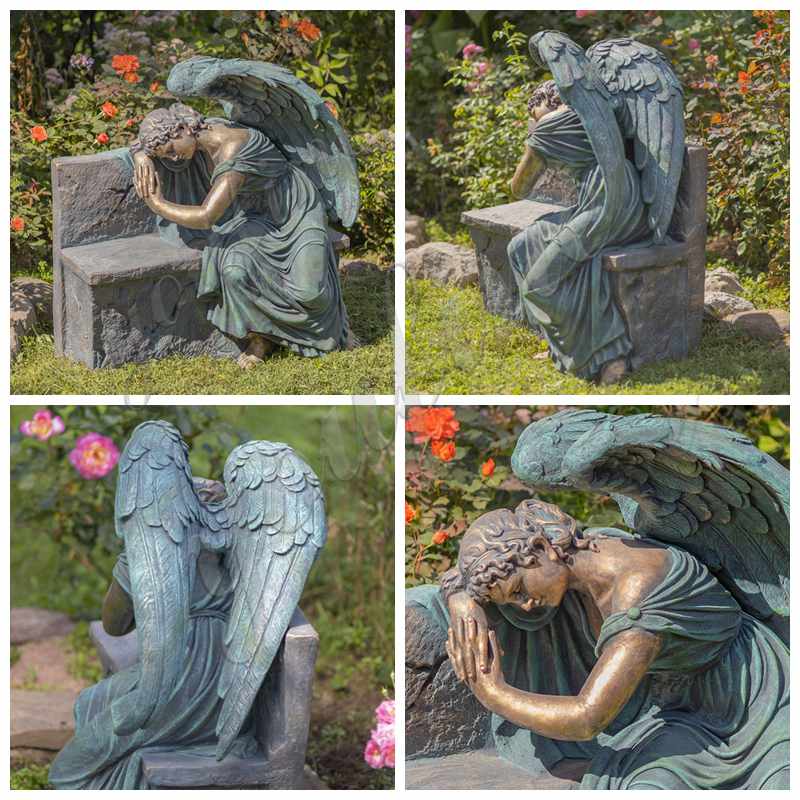 details of angel sculptures-YouFine Sculpture