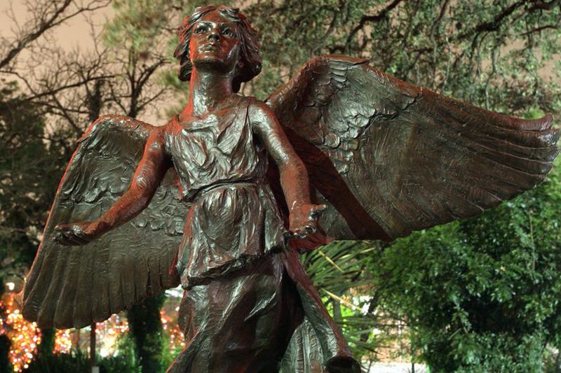 Custom Bronze angel of hope statue-YouFine Sculpture
