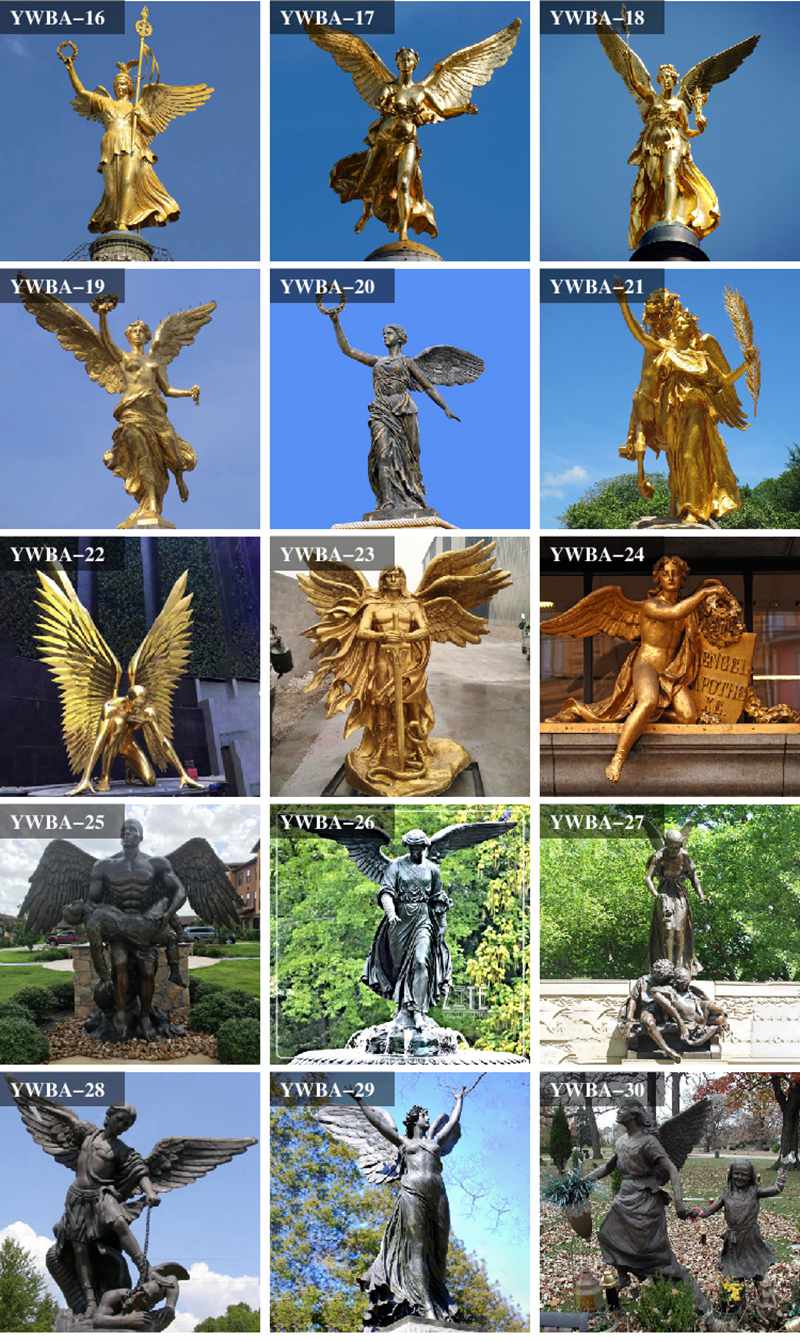 bronze angel statues for sale-YouFine Sculpture