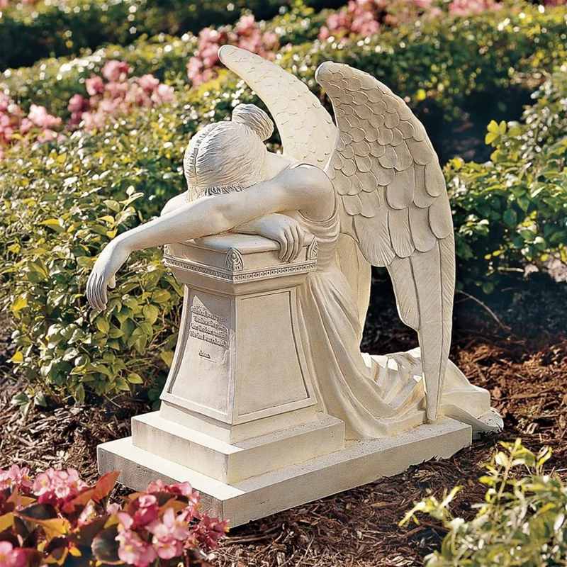 weeping angel outdoor statue
