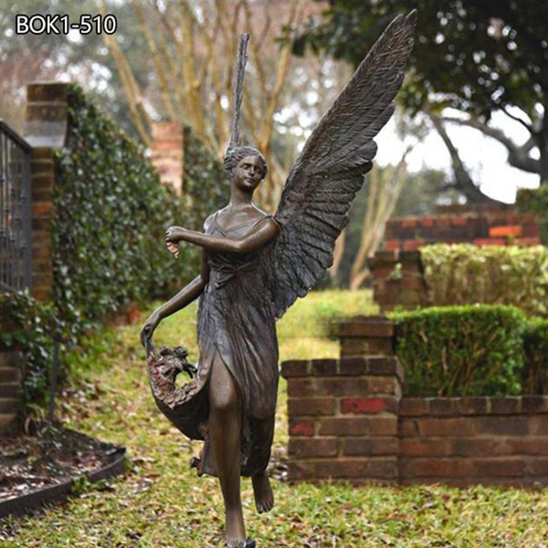 bronze angel statue