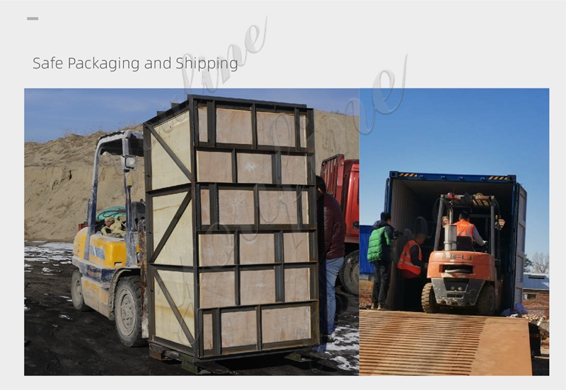 strong packing for the little angel statue