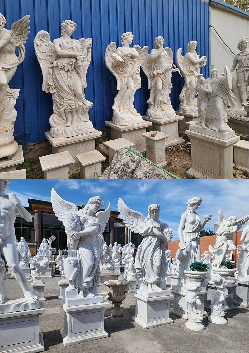 marble angel statues