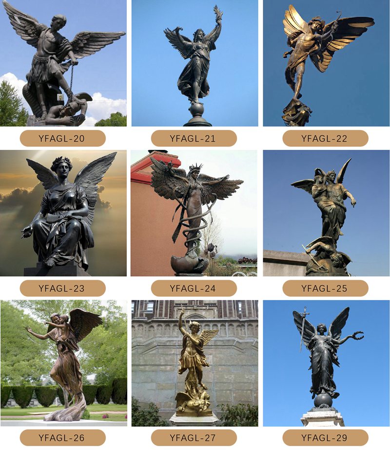 More Bronze Angel Statue Designs