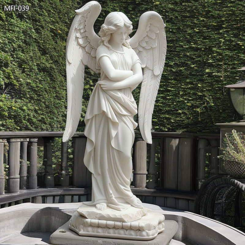 Marble Angel Statue Art Sculpture (2)