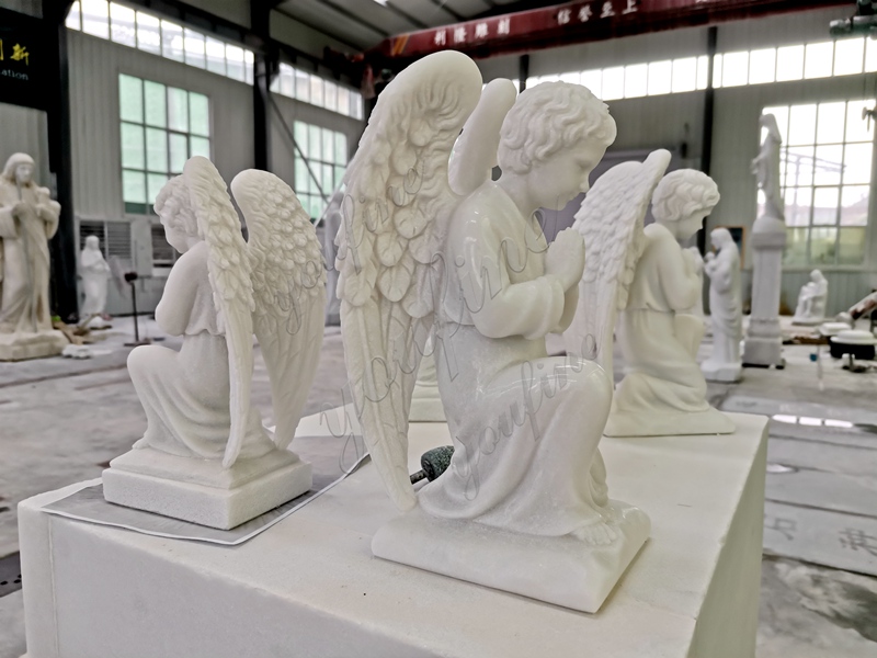 Marble Religious Angel Statue for Church Decor 2