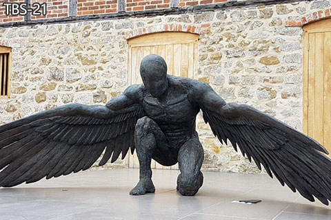 Unique-Bronze-Dark-Angel-Statue-outdoor-decor-for-Sale